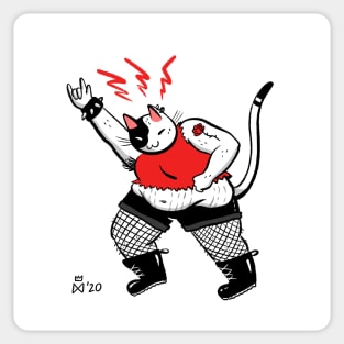 Rocker Cat Sticker